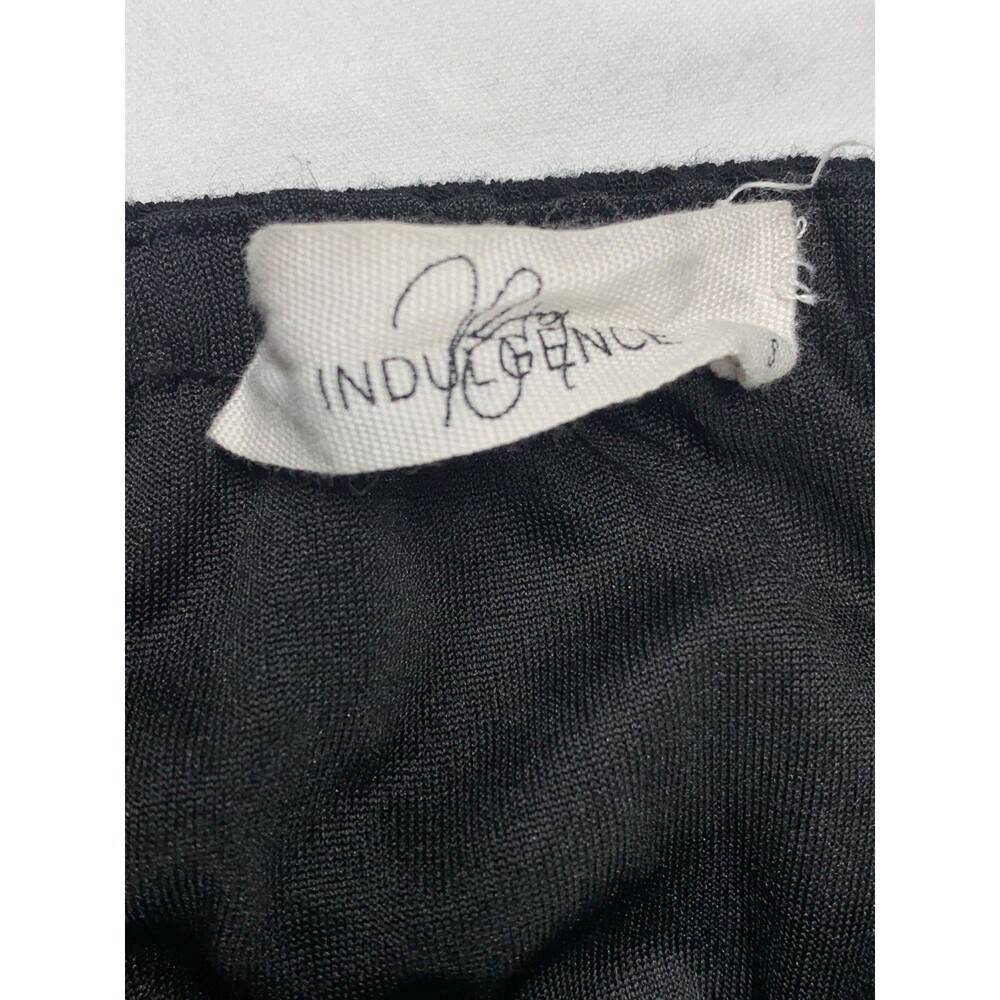 Indulge InStyle Vtg Y2K Milkmaid Maxi Dress S Black Embroidered Peasant - Picture 4 of 11